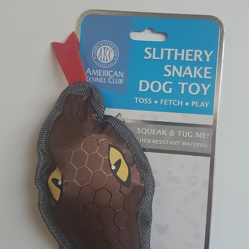 American Kennel Club Slithery Snake Dog Toy